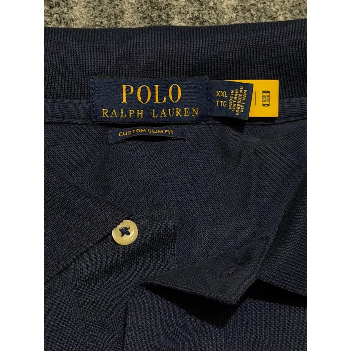 폴로 랄프로렌 빅포니 카라티 네이비 화이트 상품이미지3