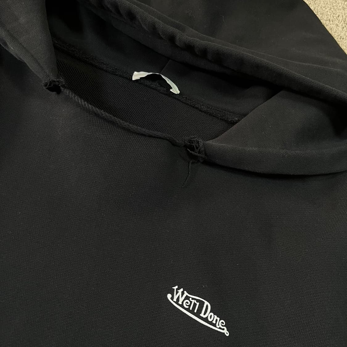 웰던 스펠로고 오버 후드티 상품이미지2