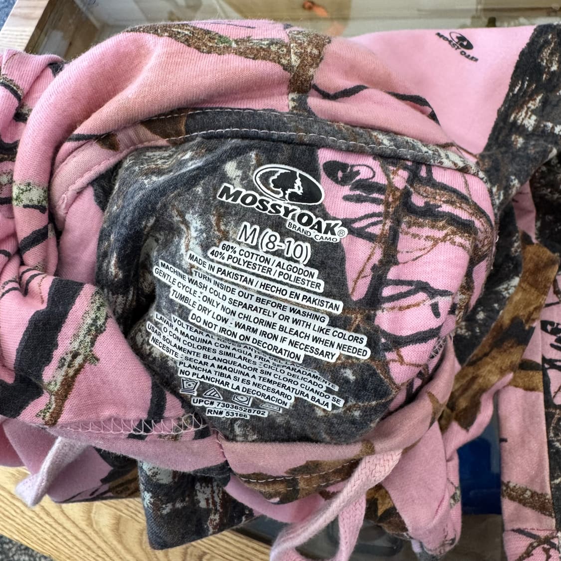 Mossy Oak 모시오크 핑크 리얼트리 후드티 (S)   상품이미지7