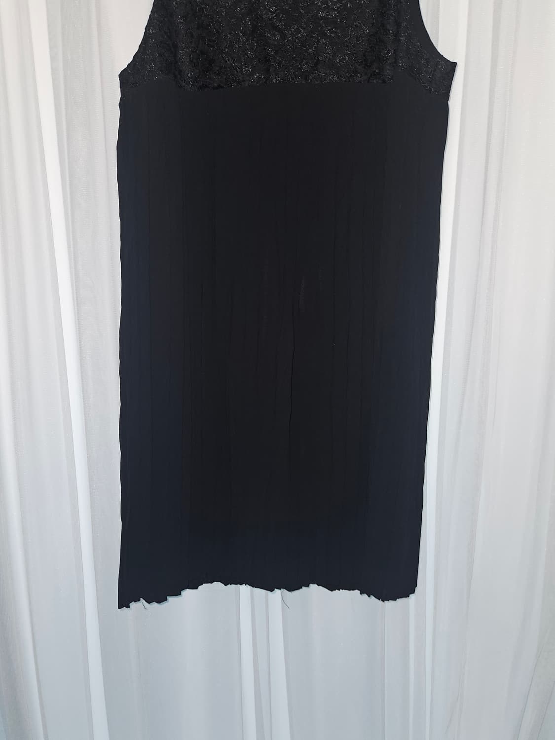 luiez 빈티지 블랙 자카드 플리츠 원피스 니혼진 공겜여주 히메갸루 상품이미지3