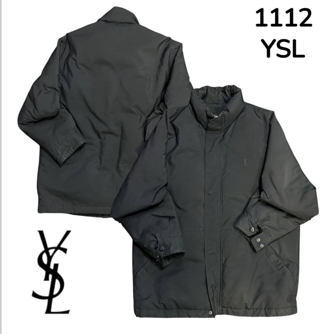 YSL 입생로랑 내피 분리 아카이브 블루종 점퍼 M 상품이미지1