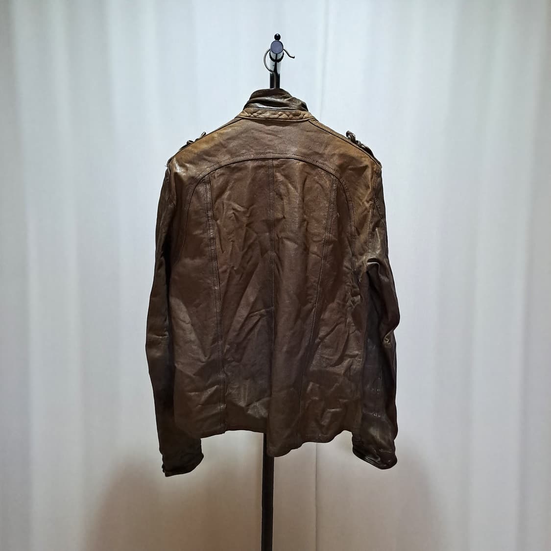 (택포) 올세인츠 리얼레더 셔츠 XL B276 상품이미지4