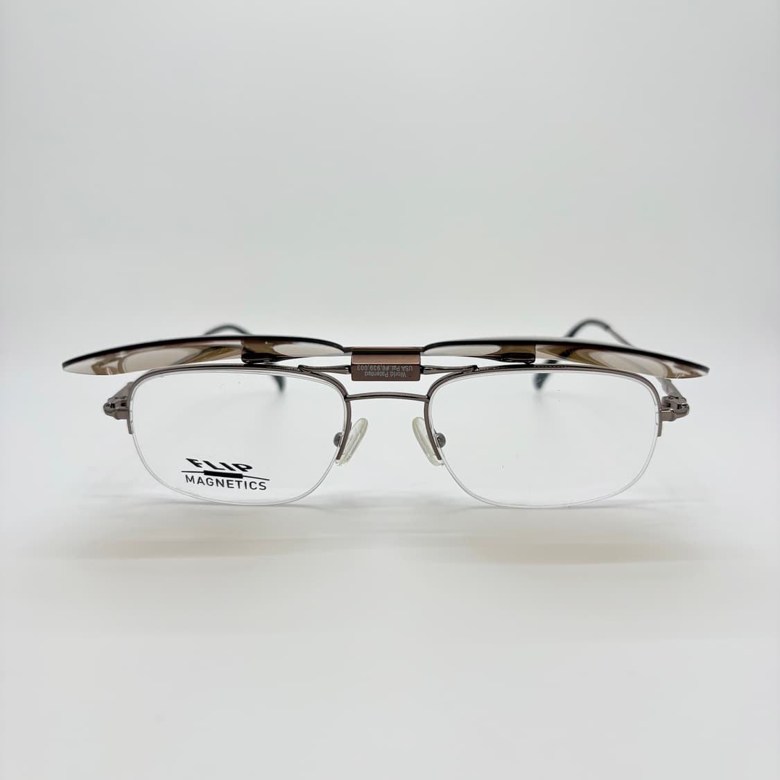 FLIP MAGNETICS 브라운 투브릿지 클립 선글라스 상품이미지4