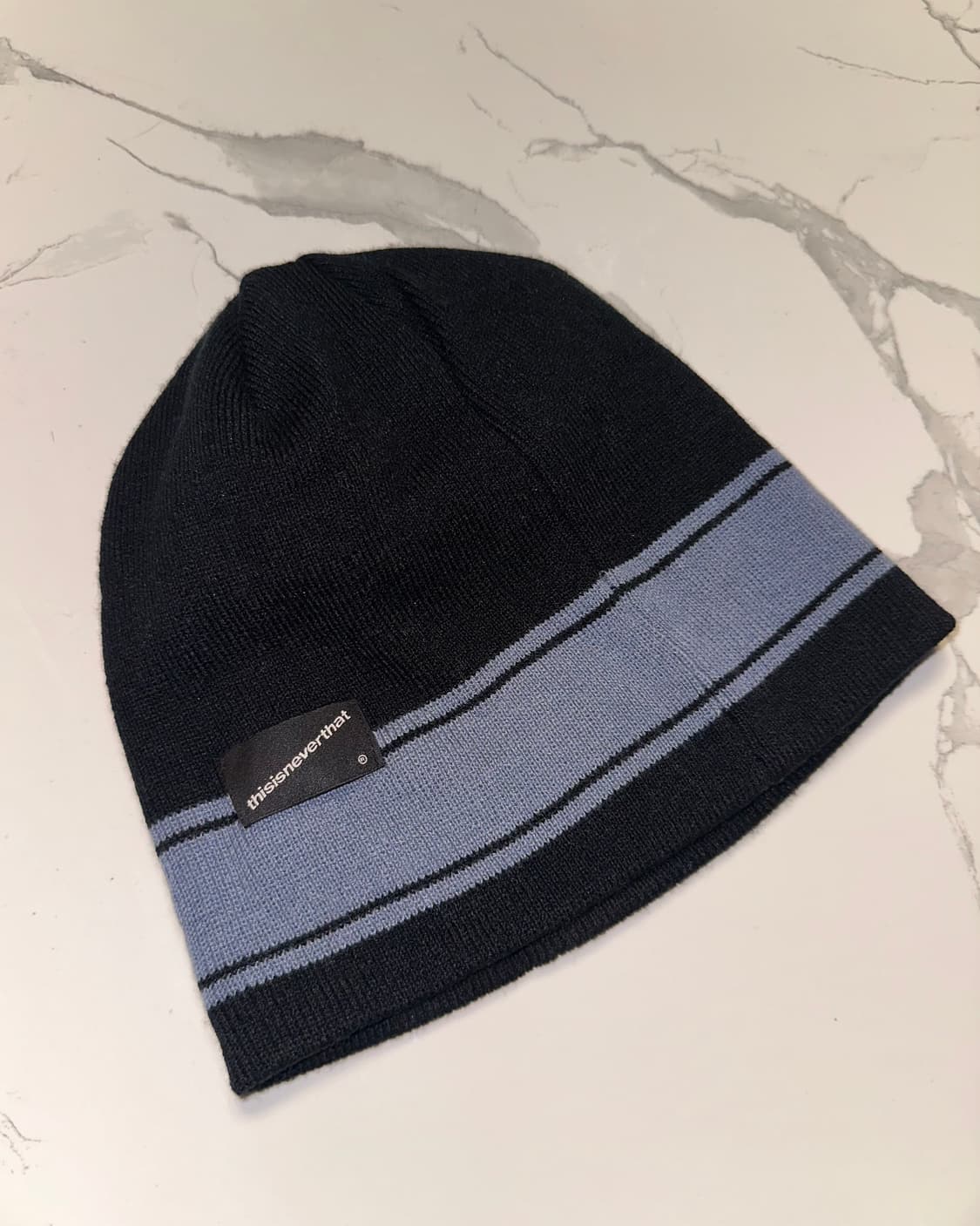 디네댓 디스이즈네버댓 3 Stripe 비니 블랙 상품이미지2