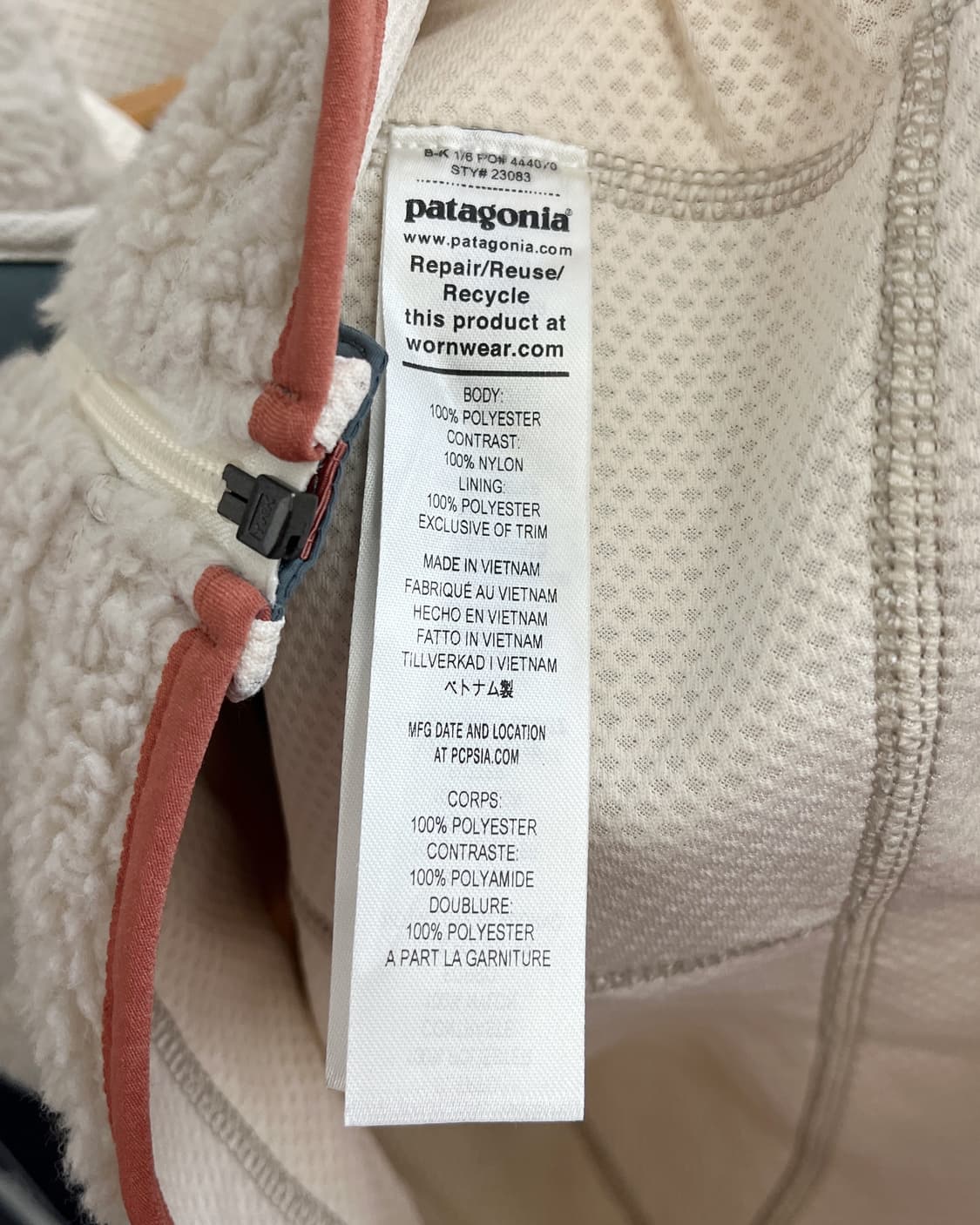 파타고니아 레트로X 후리스 베스트 상품이미지8