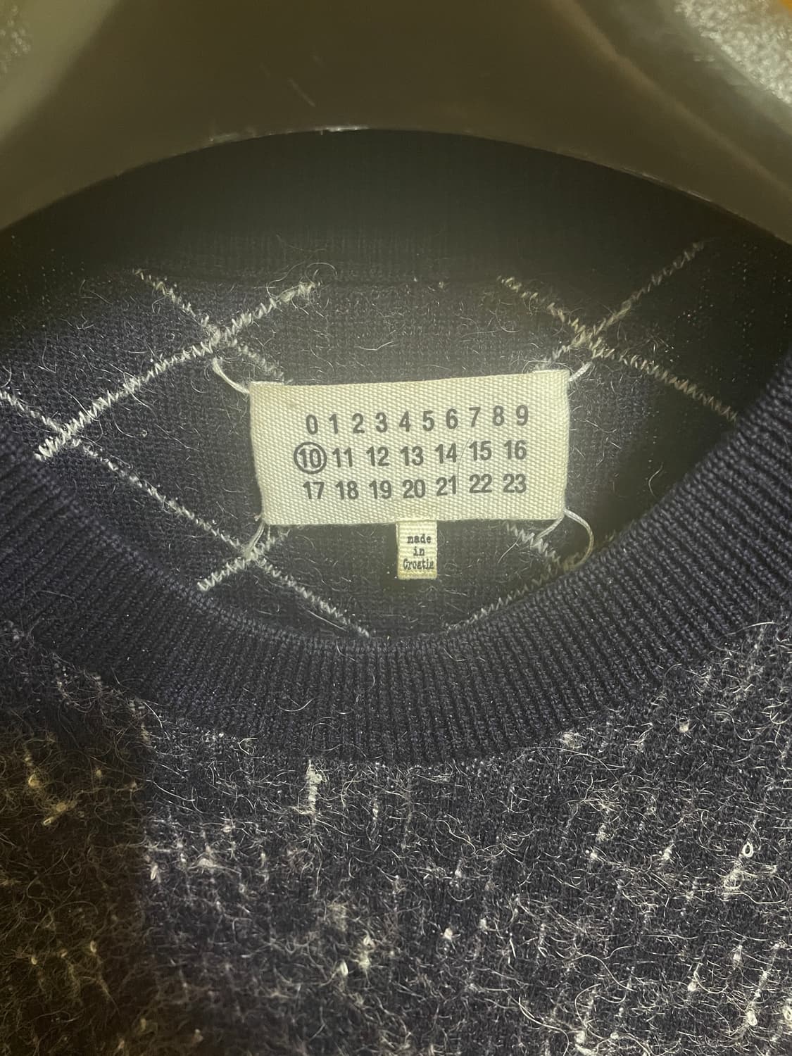 메종 마르지엘라 네이비 모헤어 니트 상품이미지3