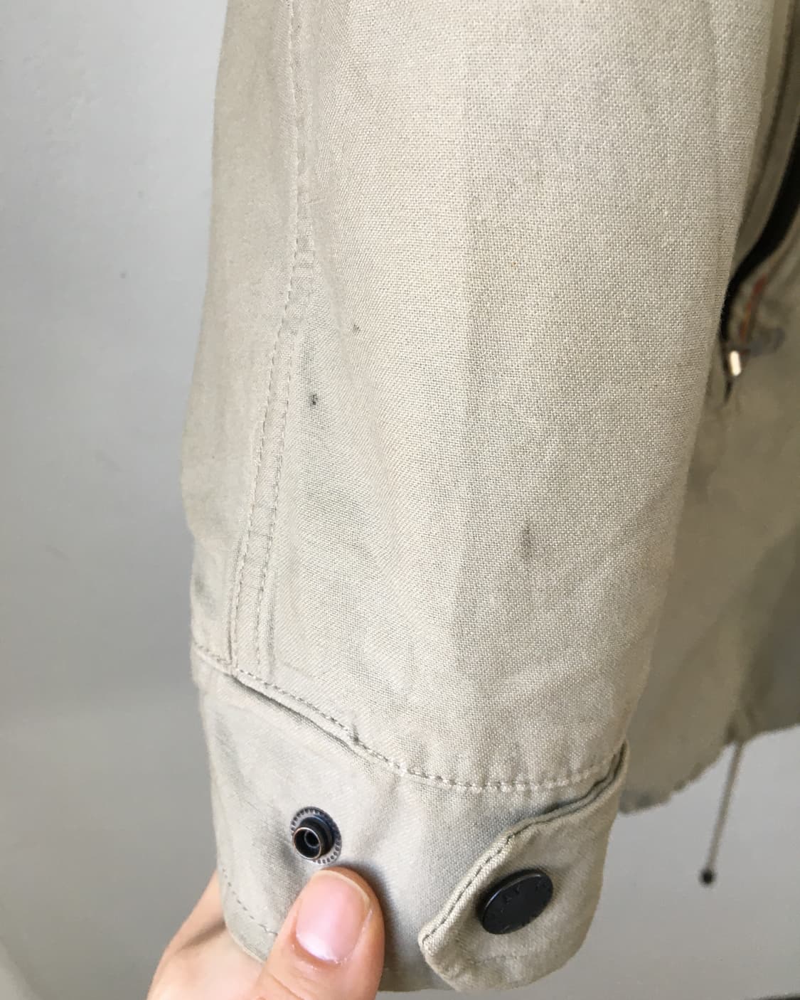 Stitch point high neck filed jacket 상품이미지7