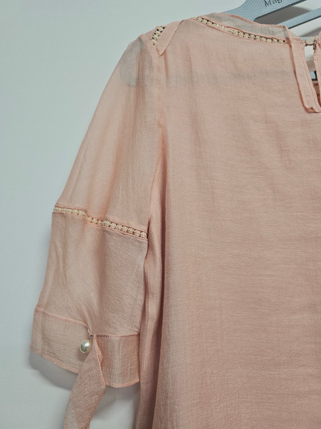 LYNN  레이스 트리밍 블라우스 상품이미지5