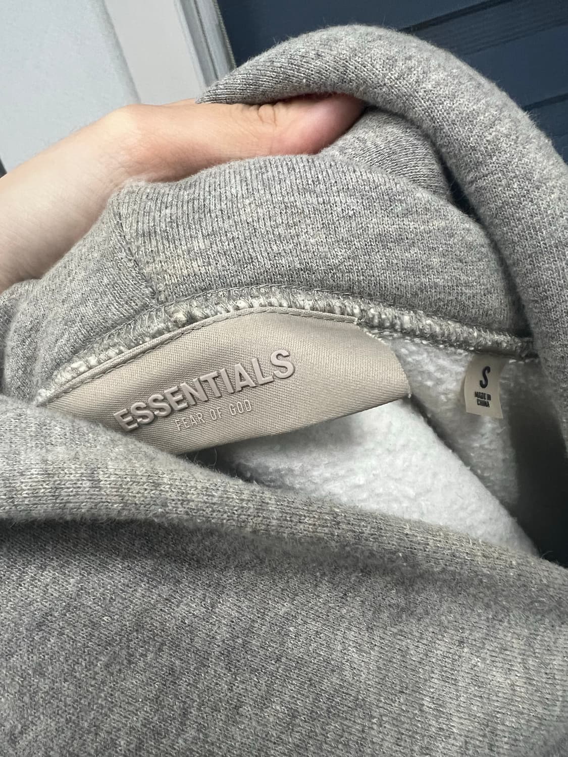 (S) 에센셜 후드티 다크오트밀 상품이미지4