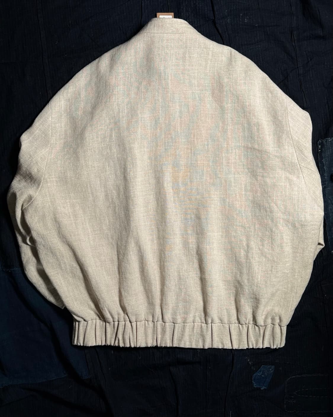 Zara 오버사이즈 린넨 블랜드 봄버 자켓 S 상품이미지5