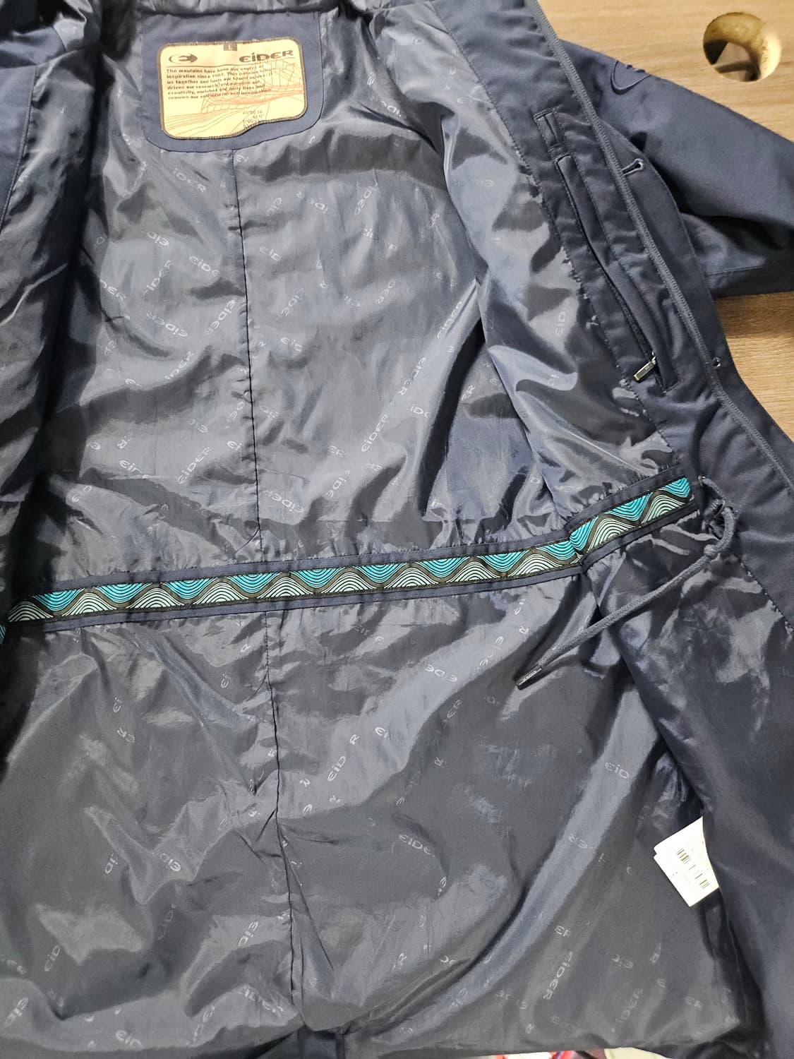 아이더 네이비 후드 야상 롱 점퍼  L 상품이미지6