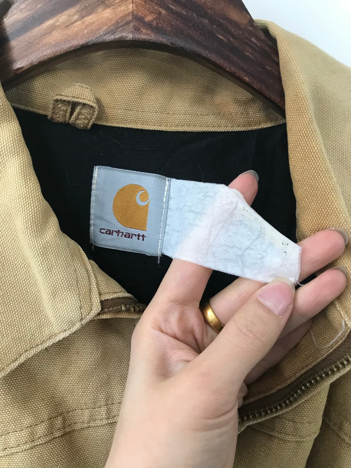 칼하트 OG 산타페 된장 워크 자켓 상품이미지6