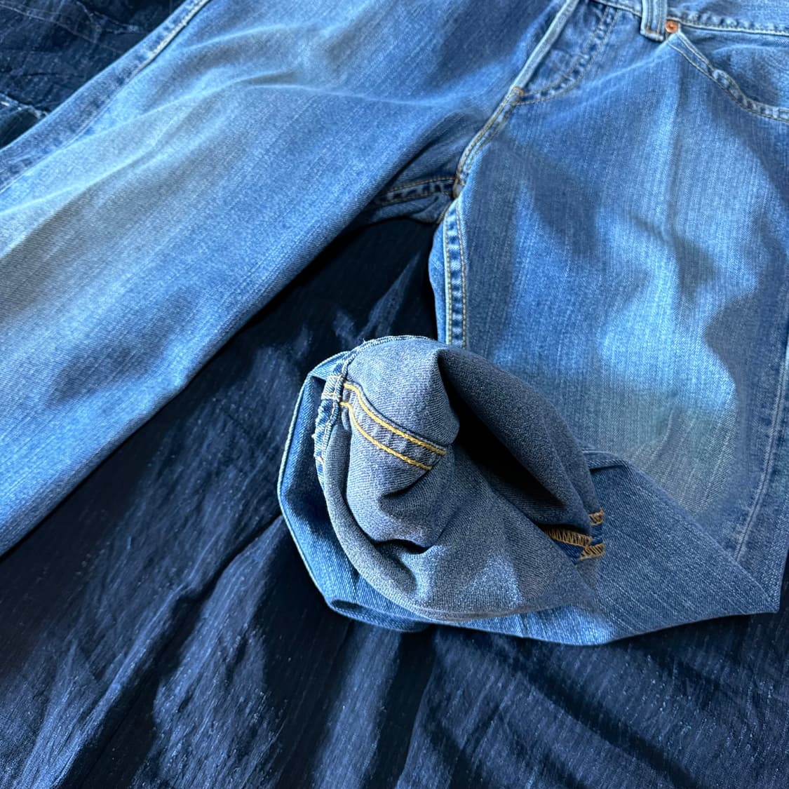 00‘s 리바이스 아이코닉 스트레이트 타입1 데님 팬츠 34 상품이미지4