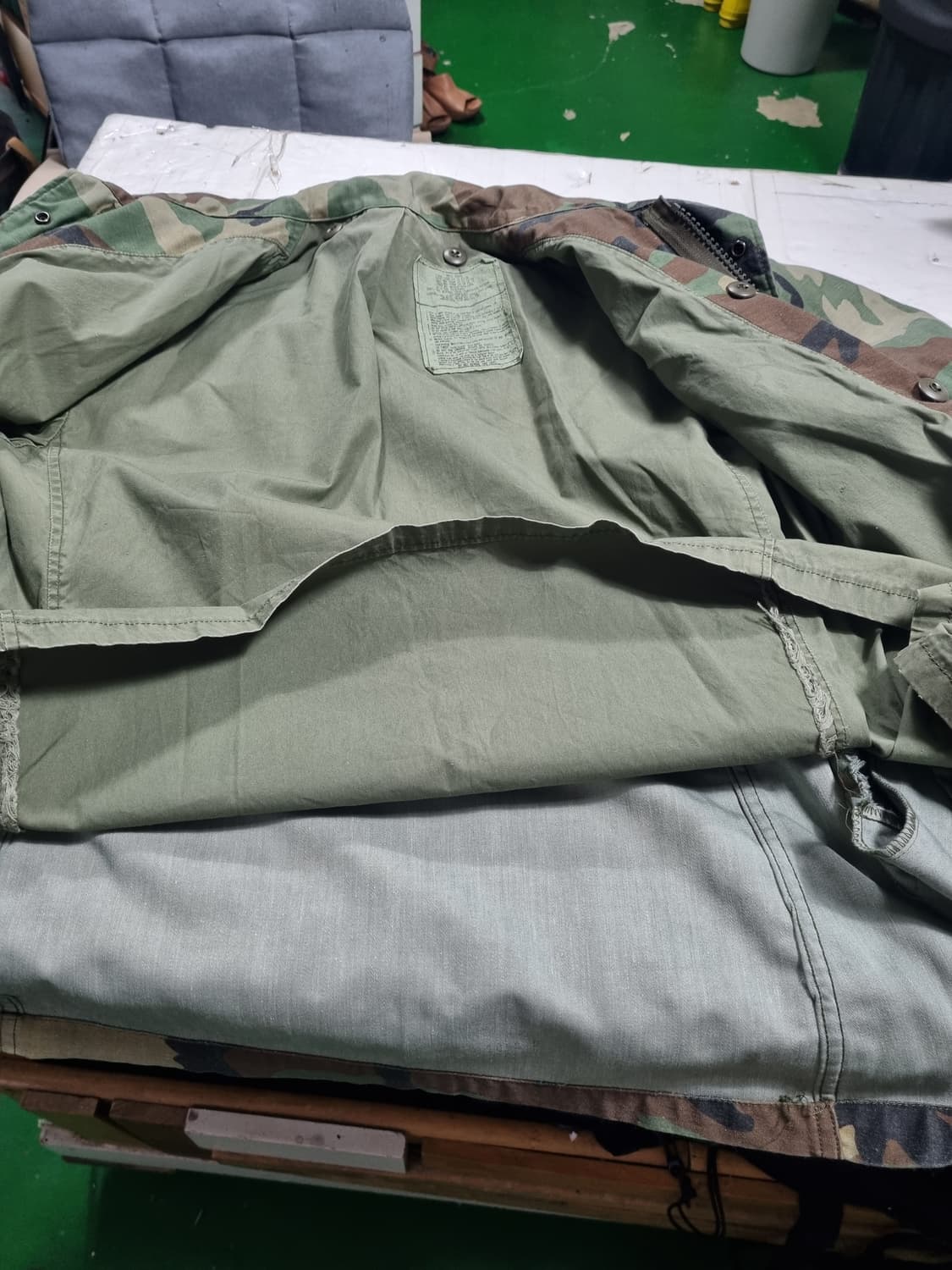 (정품)미군 m65 카모 필드자켓 팬츠 세트 ss 상품이미지3