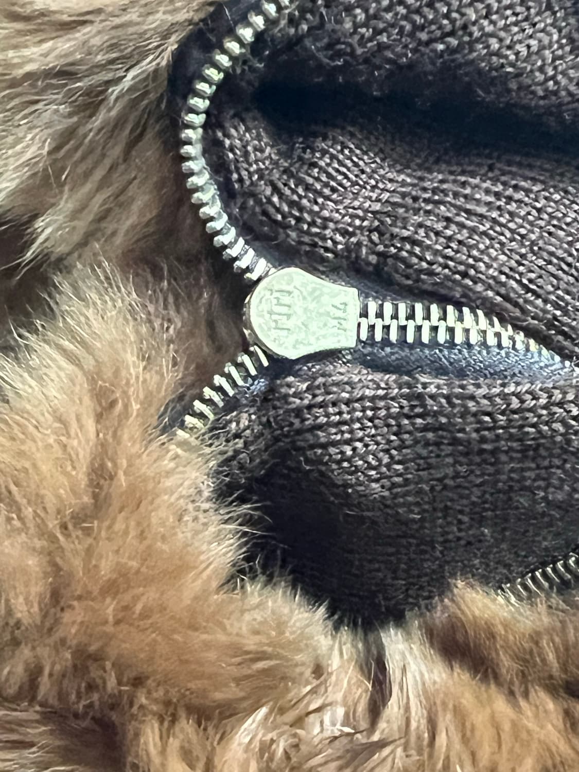 Aigner Fake fur Zip Up Cardigan  상품이미지3