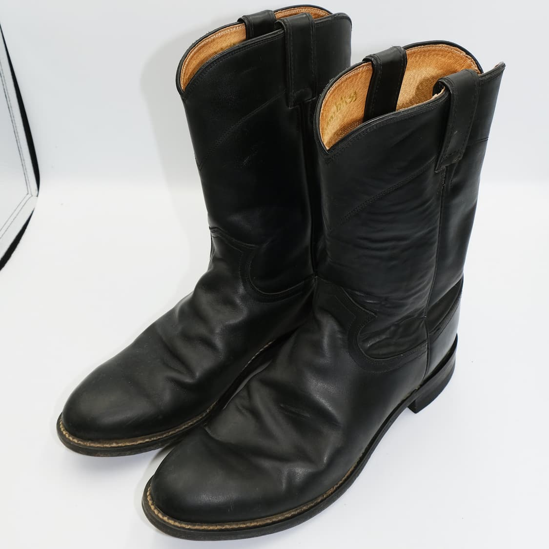 빈티지 저스틴(Justin) 웨스턴 레더 부츠 9(270) BT27006 상품이미지5