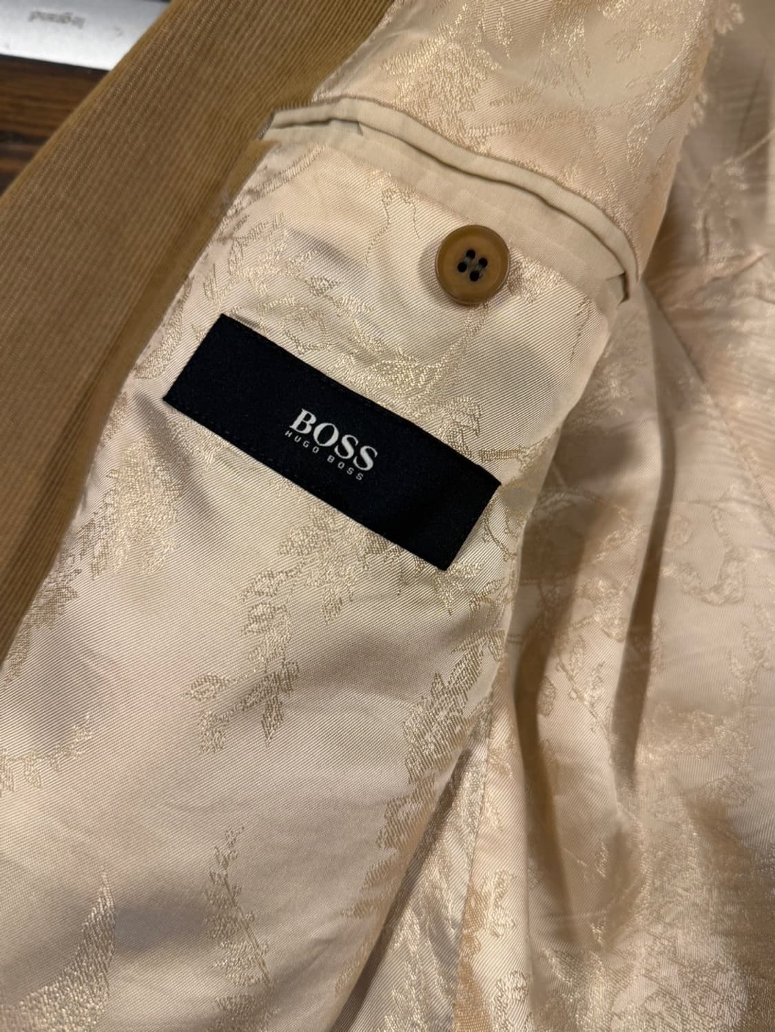 휴고보스 코듀로이 자켓 남성105 상품이미지8