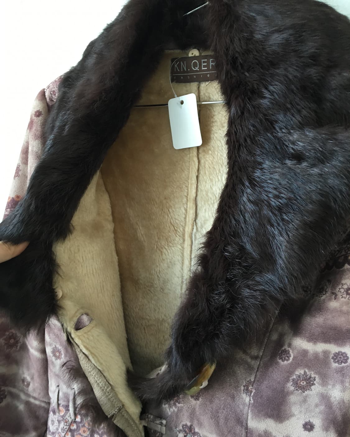 Ornament pattern rabbit fur mustang 상품이미지4