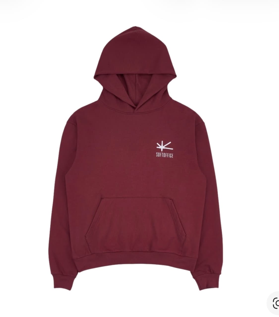 소프트오피스 버건디 후드 상품이미지1