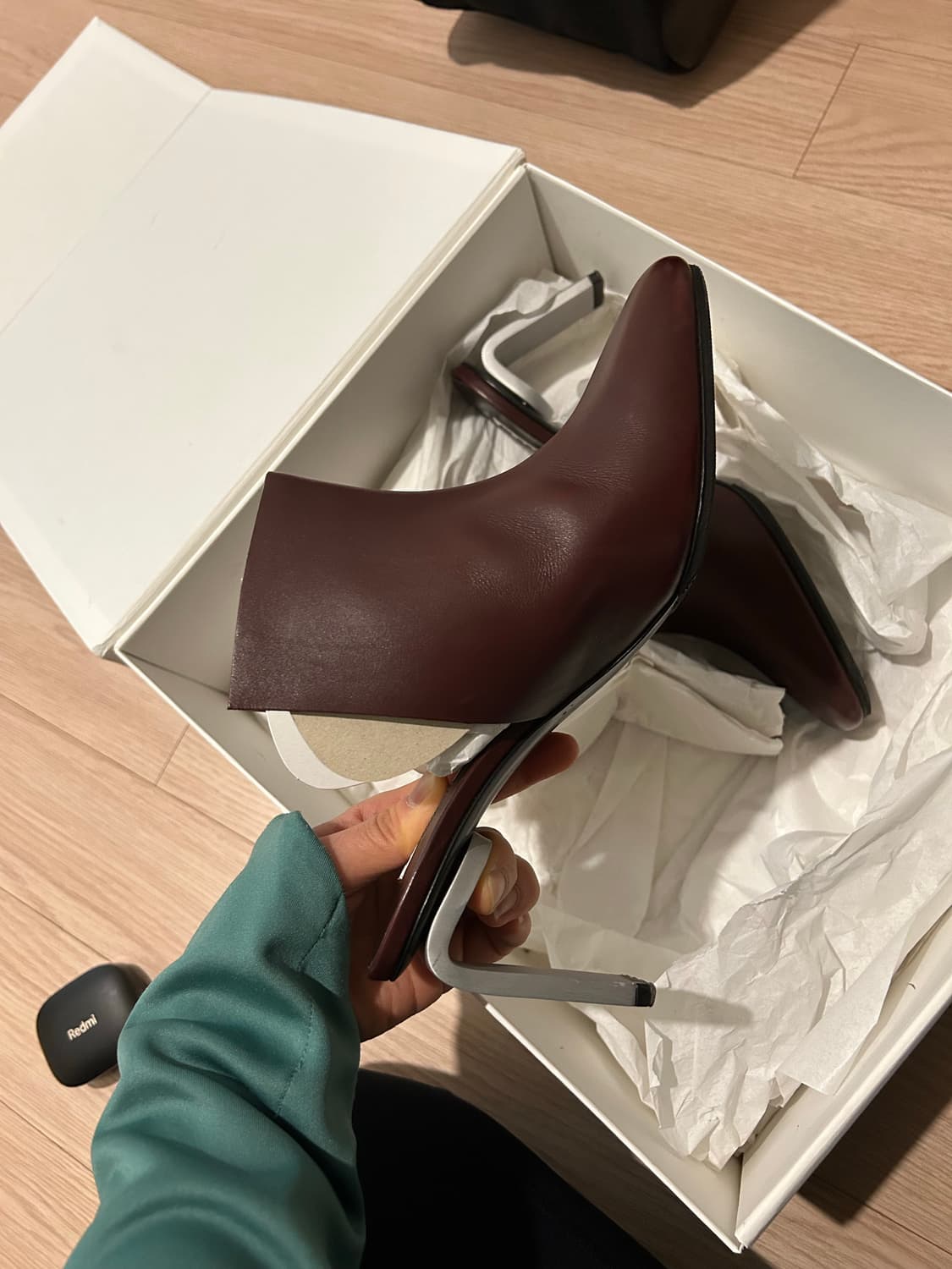 질샌더 카프스킨 메탈 뮬 38사이즈 상품이미지4