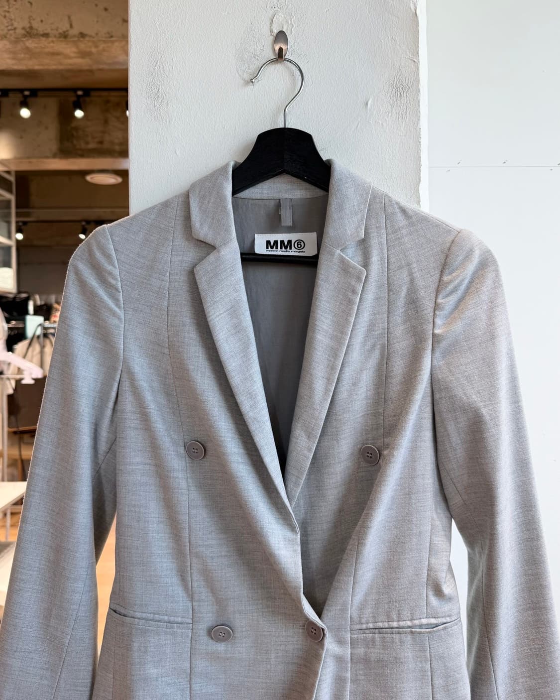 mm6 그레이 더블 블레이저 자켓  상품이미지3