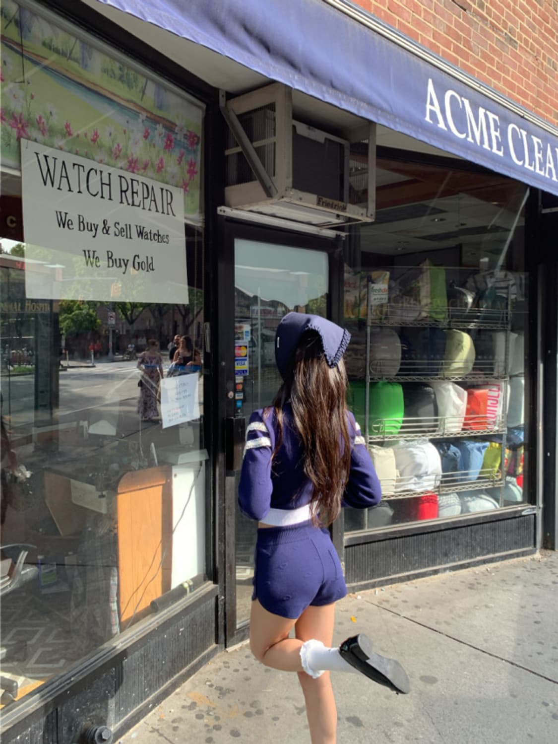 서쿠키 젤라토 레이스 저지 네이비 s사이즈 상품이미지3