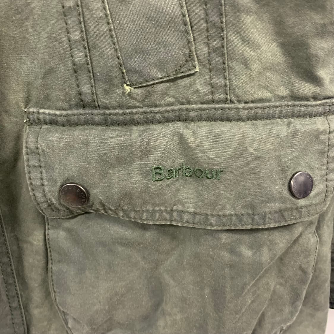 바버 코듀로이 카라 비데일 왁스 자켓  상품이미지4