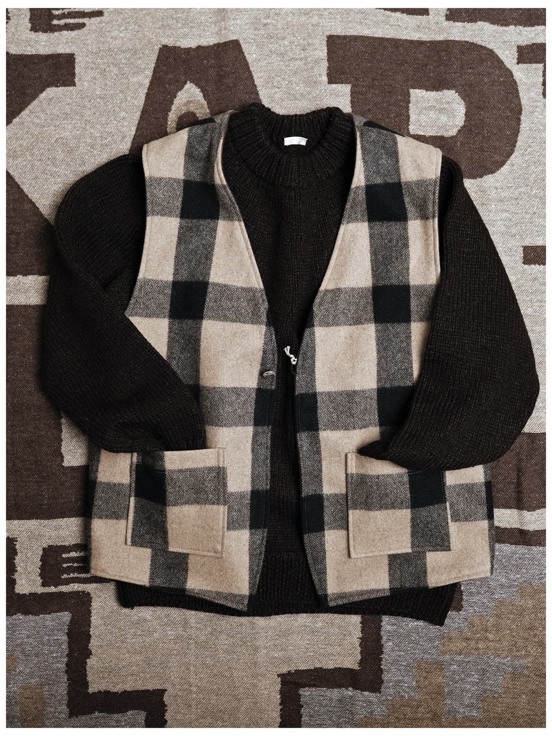 코모리 핸드 크루넥 스웨터 2사이즈 (추천 55-66) 상품이미지1