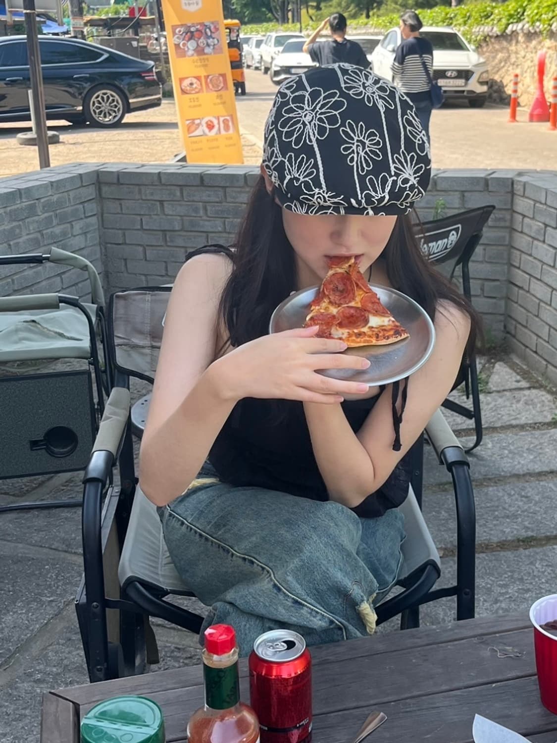 어썸니즈 플라워 헌팅캡 상품이미지4