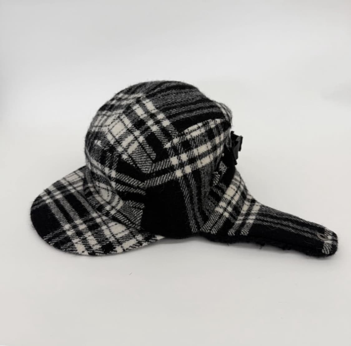 요코 사카모토 체크 이어플랩 캡 상품이미지3