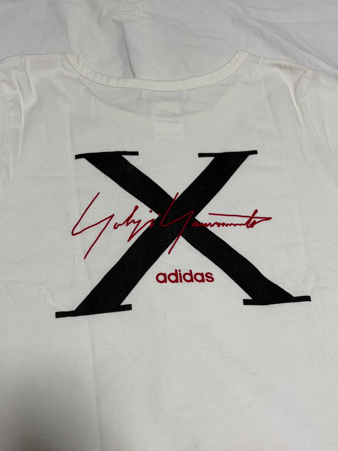 S)Yohji YamamotoxAdidas10주년 기념 반팔 티셔츠 상품이미지3