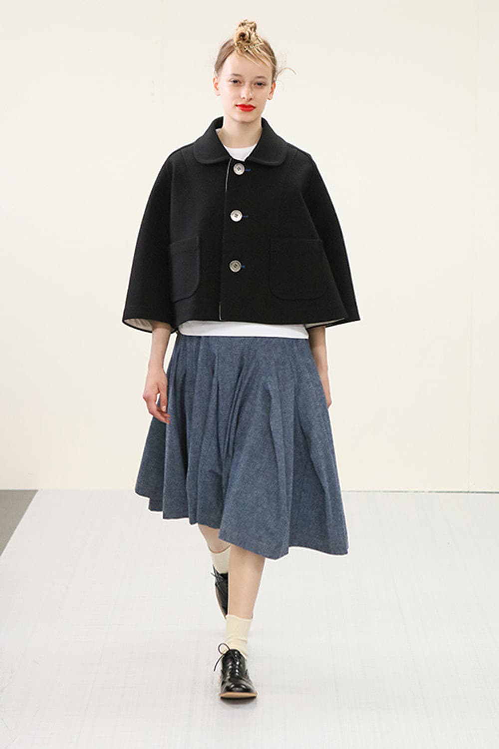 Pleats Cutting Line Belt Skirt 상품이미지2