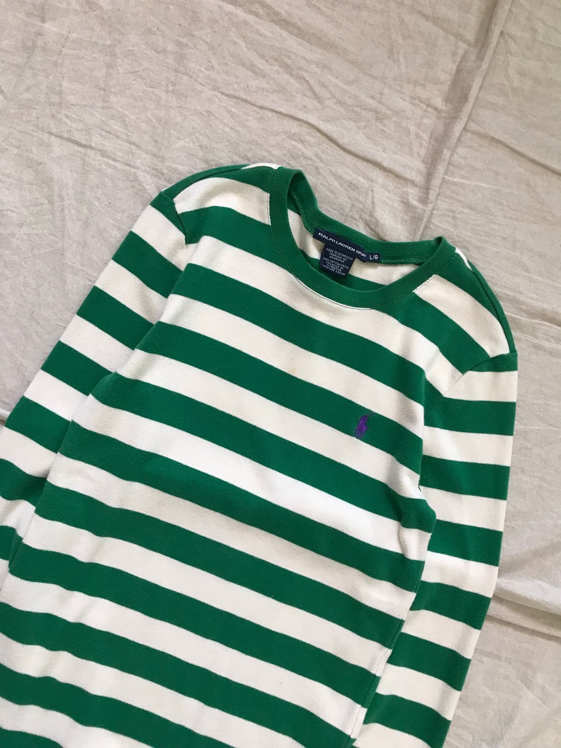 폴로 랄프로렌 포니로고 스트라이프 롱슬리브티 상품이미지6