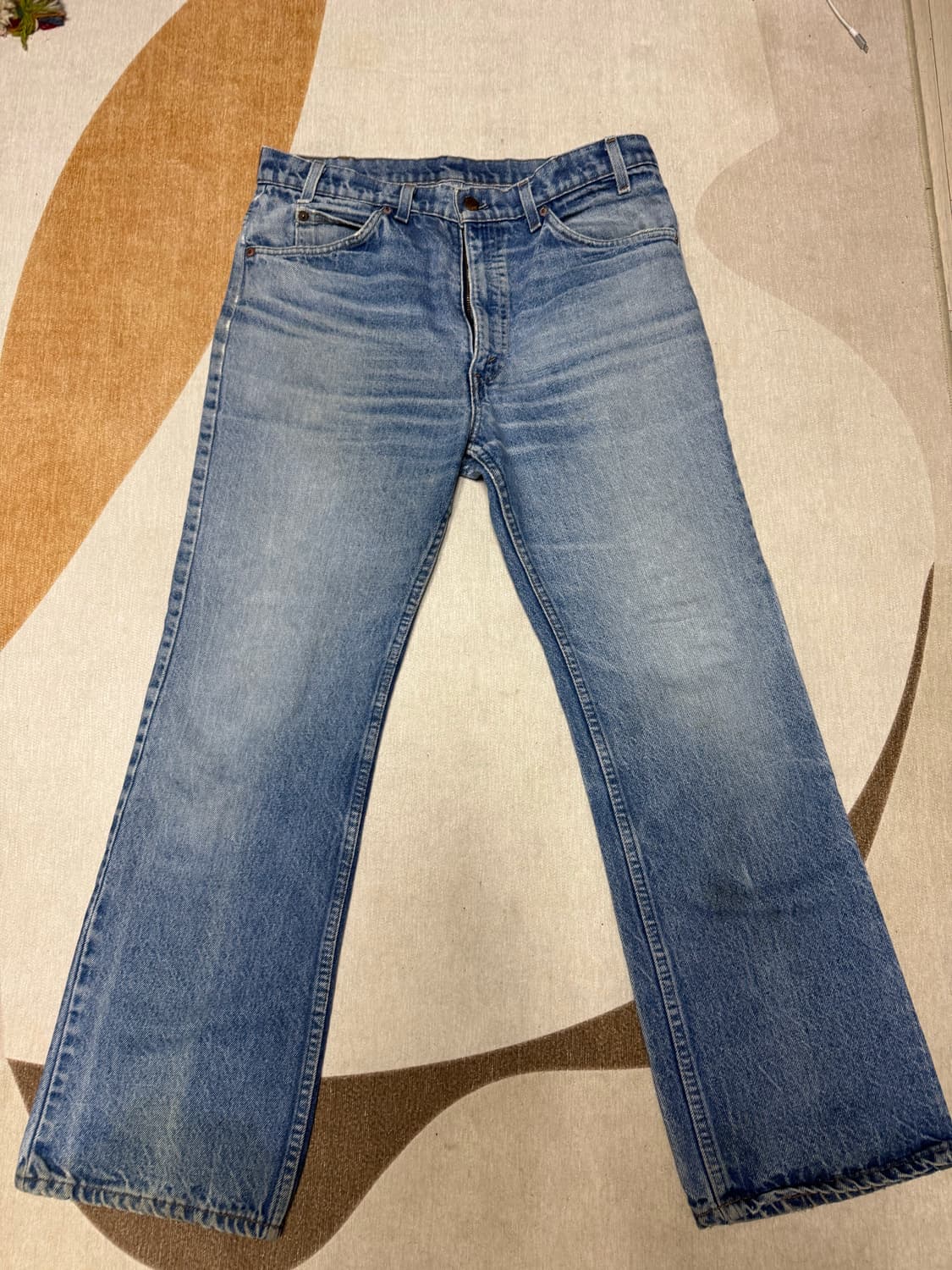 80's USA Made 빈티지 리바이스 517 오렌지탭 리바이스 부츠컷 상품이미지1