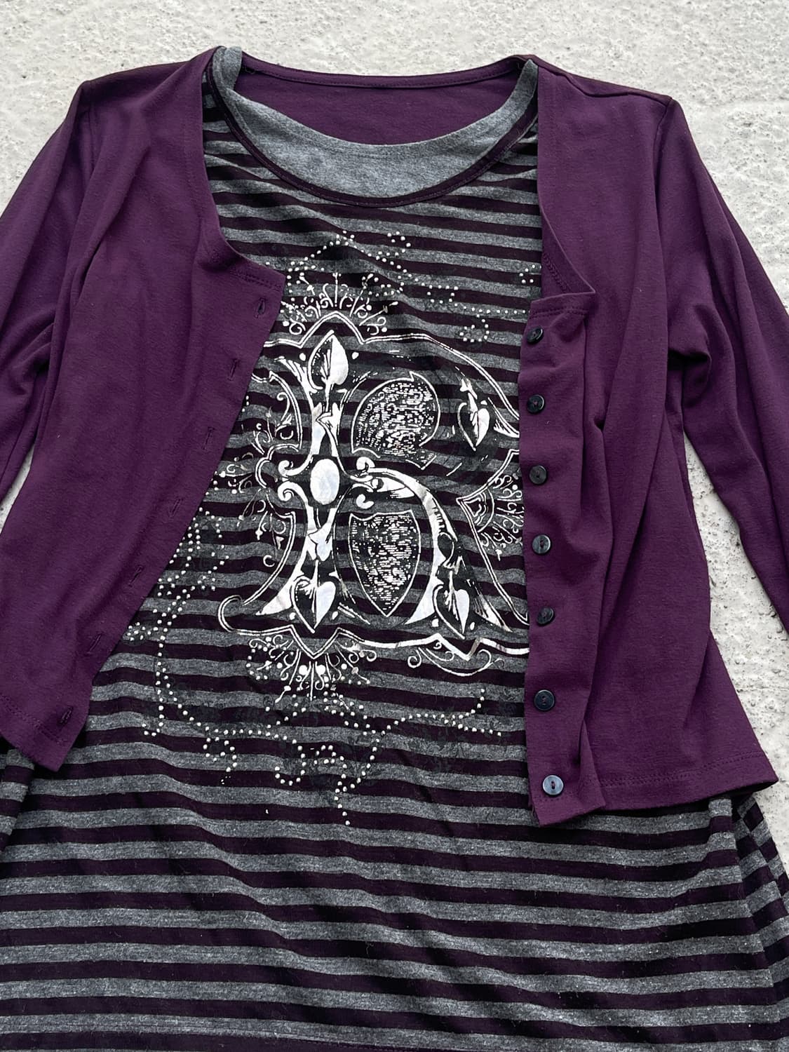 2way y2k top cardigan 상품이미지2