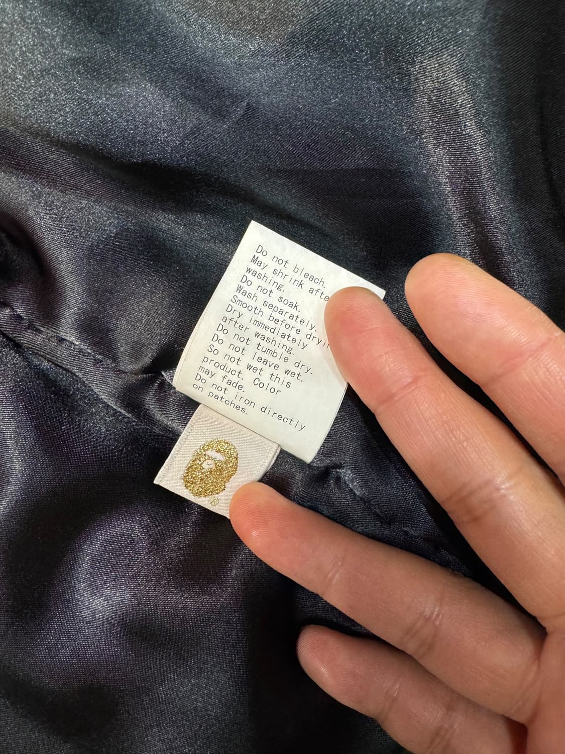 베이프 샤크 봄버 자켓 (L) 상품이미지8