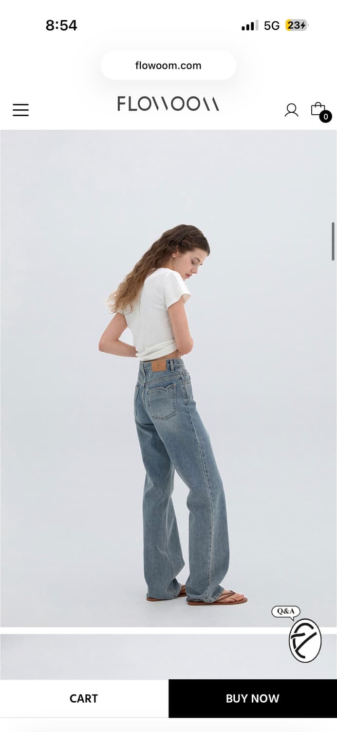 플로움 청바지 데님 팬츠 상품이미지6