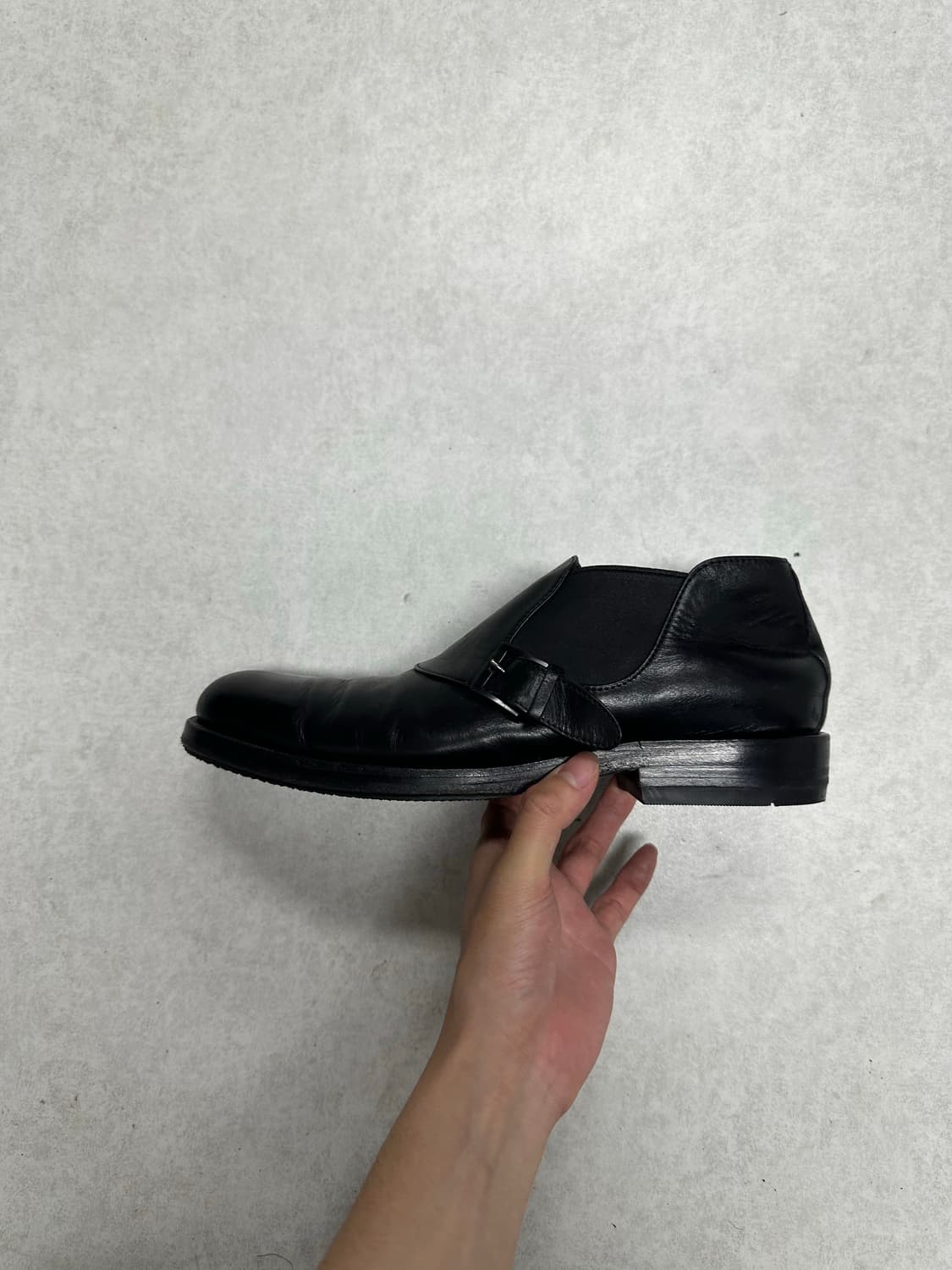 조르지오 알마니 버클 앵클 부츠 상품이미지1