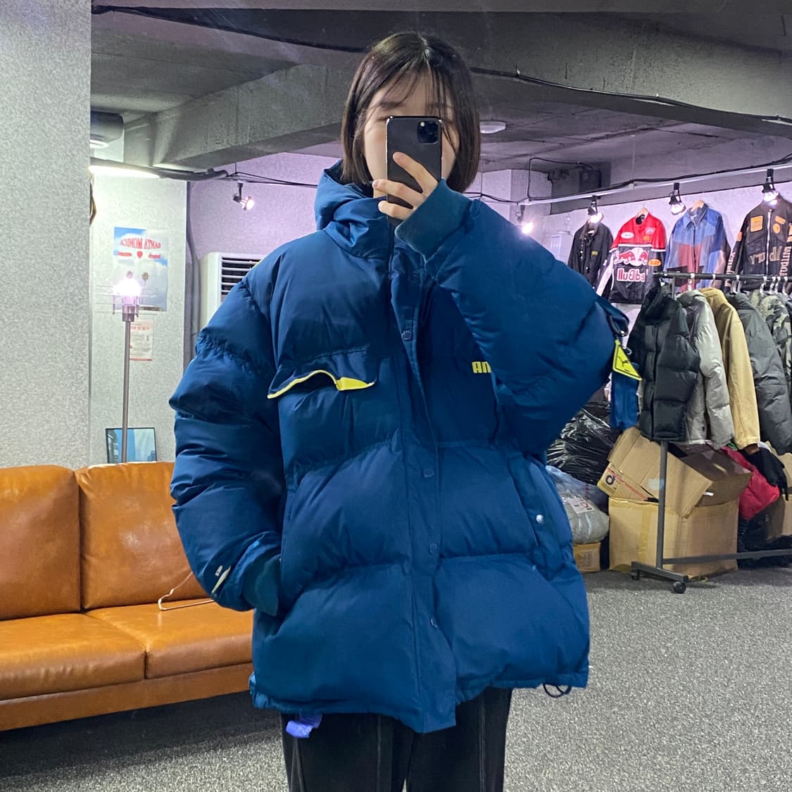 푸마 X 아더에러 스몰로고 나일론 패딩 B3452 상품이미지1