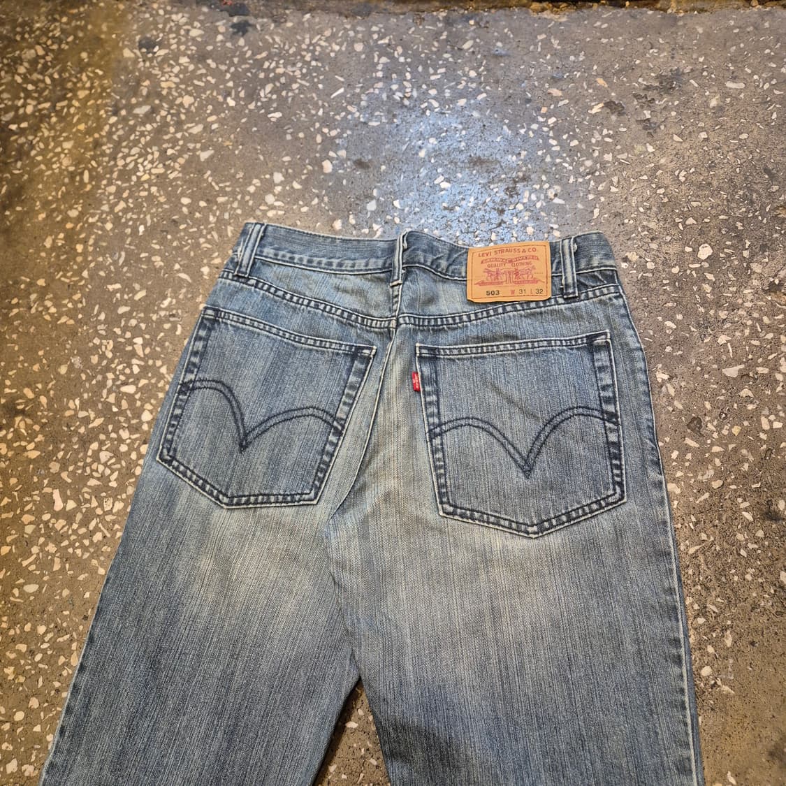30~31인치 리바이스 503 레귤러부츠컷 워싱청바지  상품이미지6