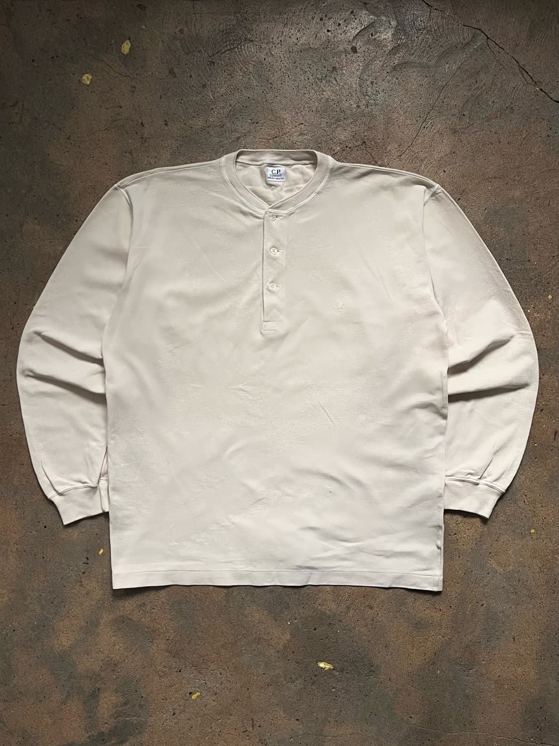90s CP컴퍼니 아카이브 스몰 로고 헨리넥 롱슬리브 상품이미지3