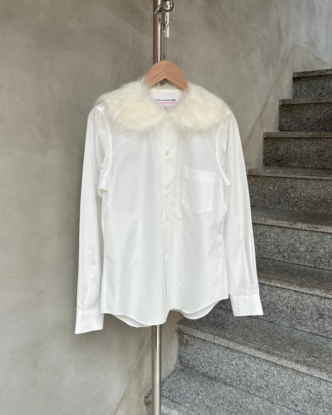 꼼데가르송 걸 퍼 카라 셔츠 상품이미지1