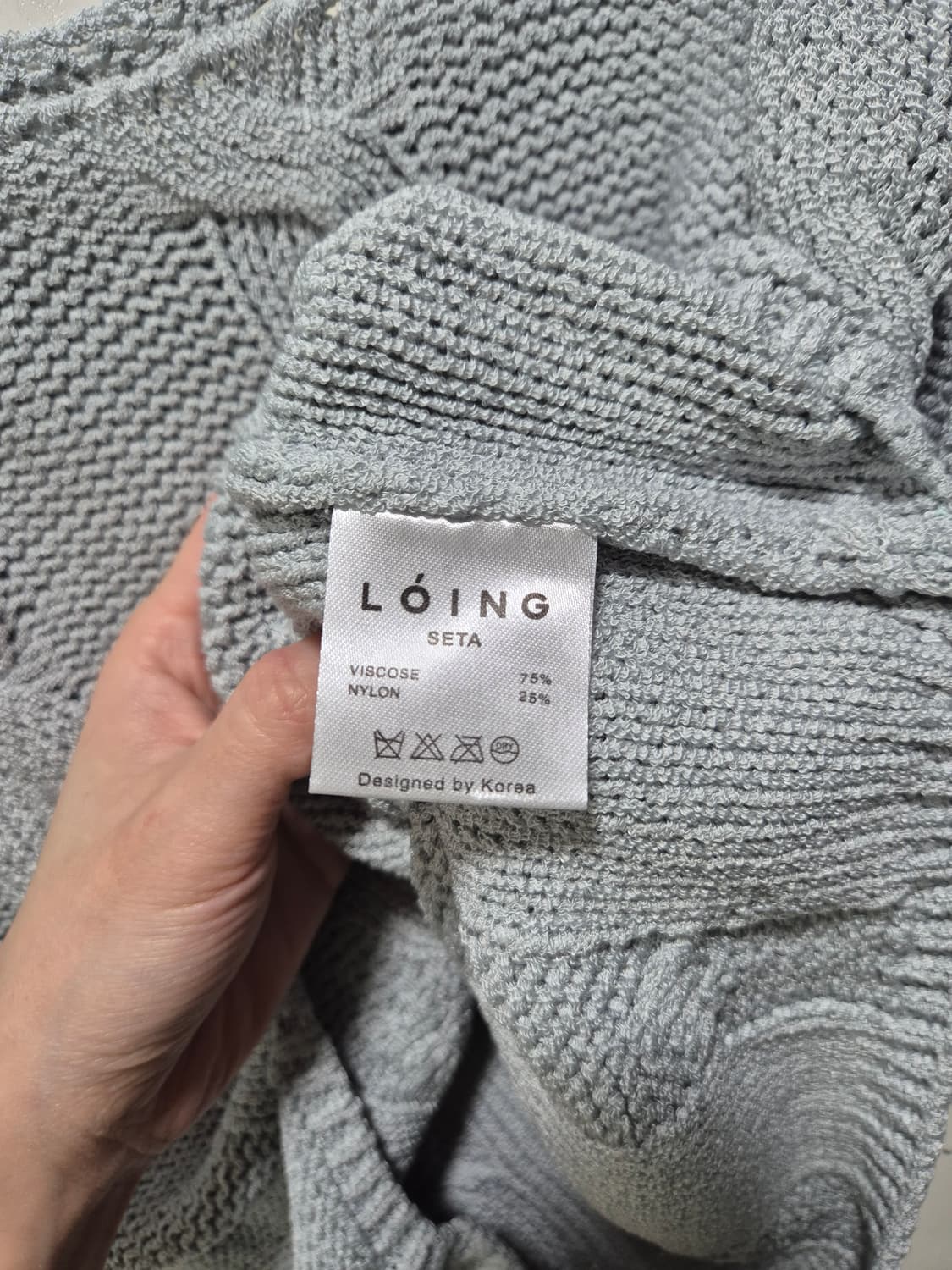 꽈배기 니트 슬리브리스 탑 상품이미지9