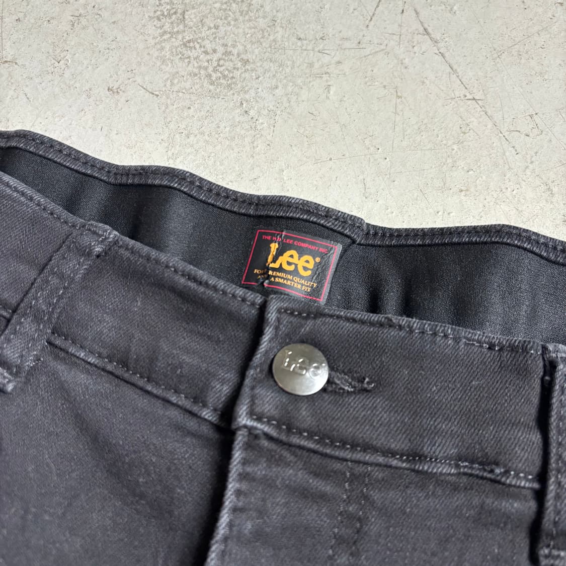 LEE 빈티지 부츠컷 블랙진 코튼팬츠 34x34 상품이미지4