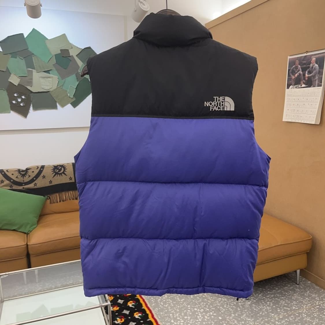 노스페이스 눕시 Y2K 90's 퍼플 구스다운 패딩 조끼 S C08542 상품이미지4