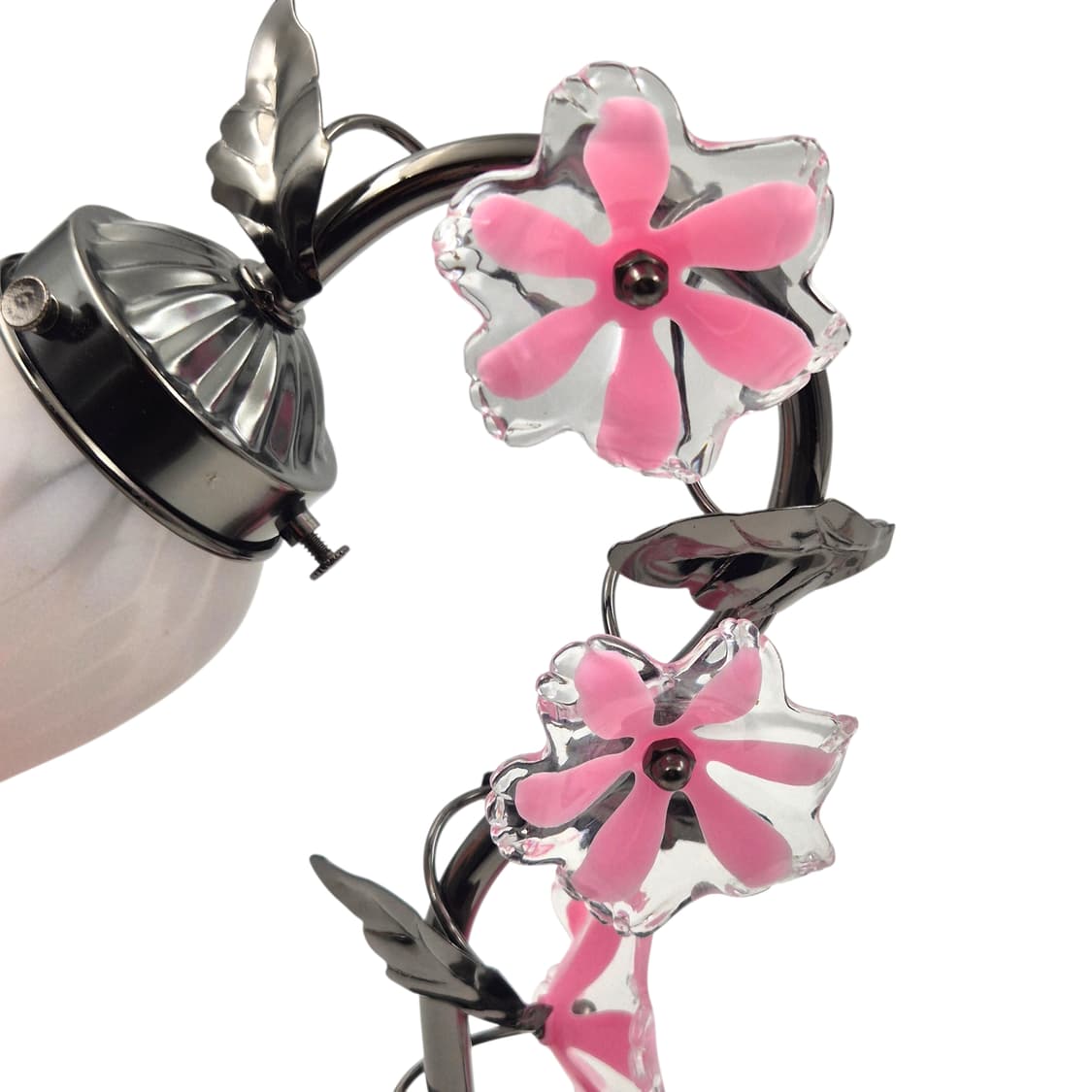 00s 레트로 불투명 프릴 쉐이드 핑크 꽃잎 램프 상품이미지5