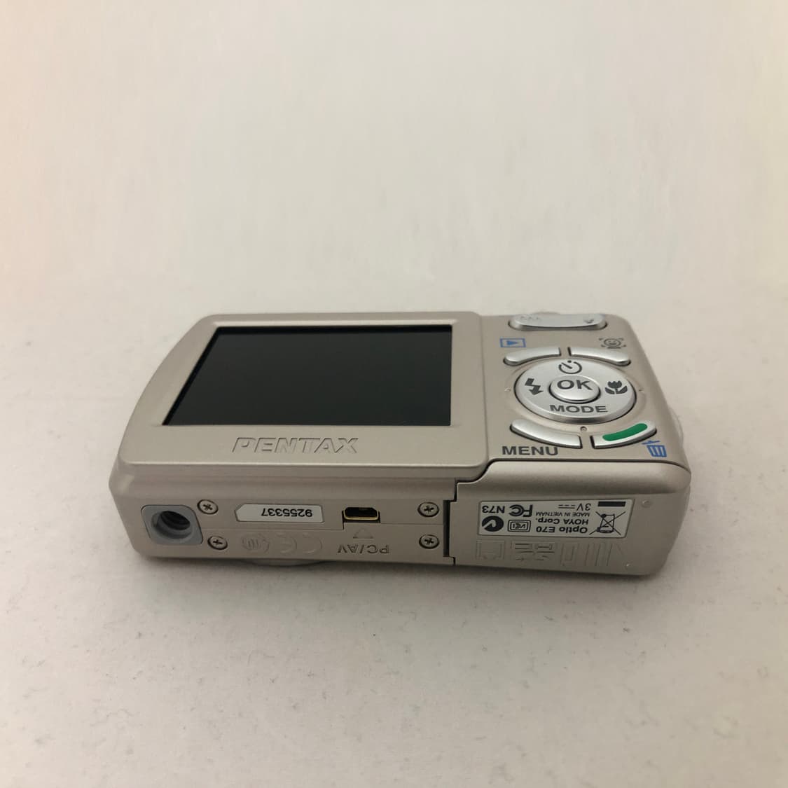 (미품, 박스셋) pentax 펜탁스 옵티오 E70 빈티지카메라 상품이미지7