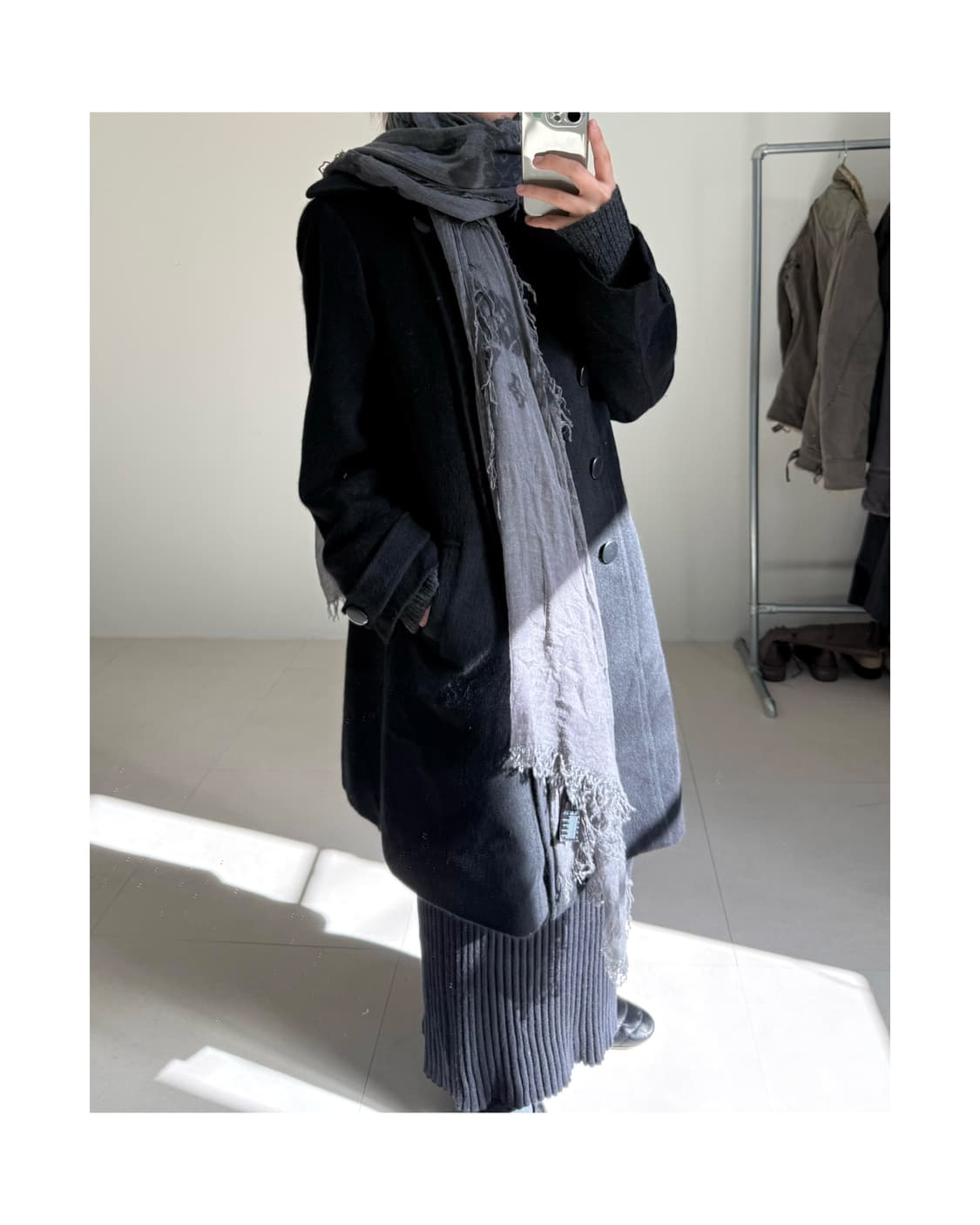 빈티지 앙고라 혼방 코트 상품이미지1