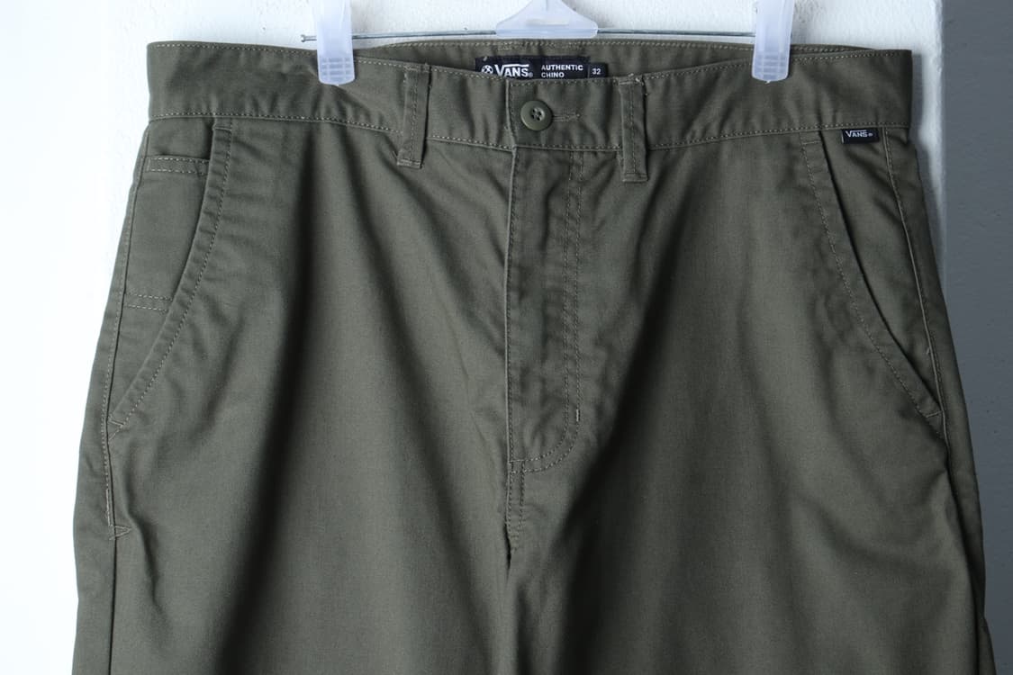 (L-XL) 반스 면바지 팬츠 치노 카키 아메카지-P10058 상품이미지3