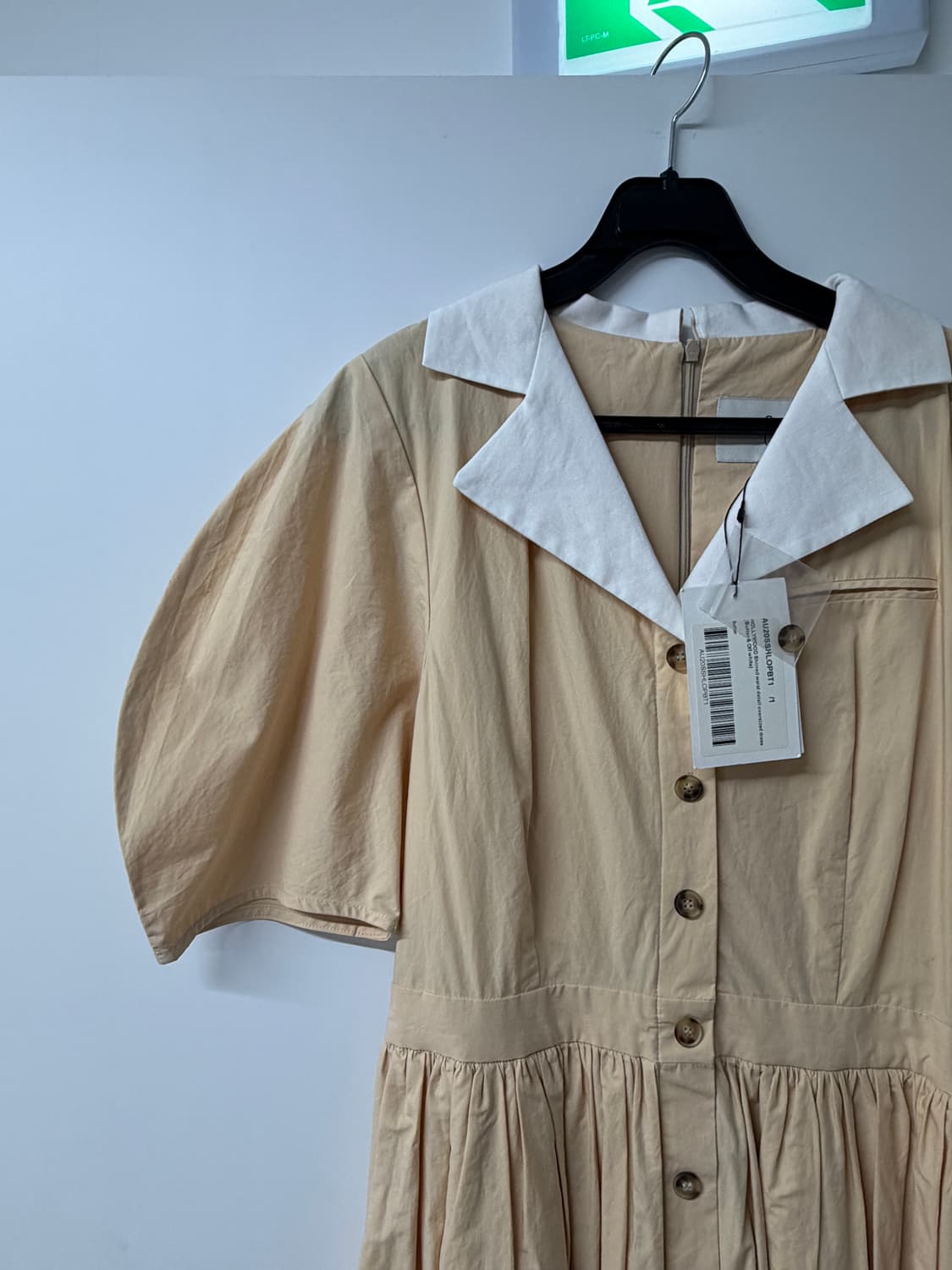 [AND YOU] 헐리우드 버터 셔링 원피스 상품이미지4